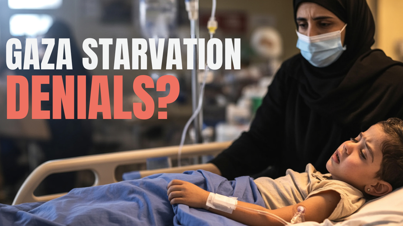 ISRAEL Rejects Blame for Gaza's Starving Crisis?