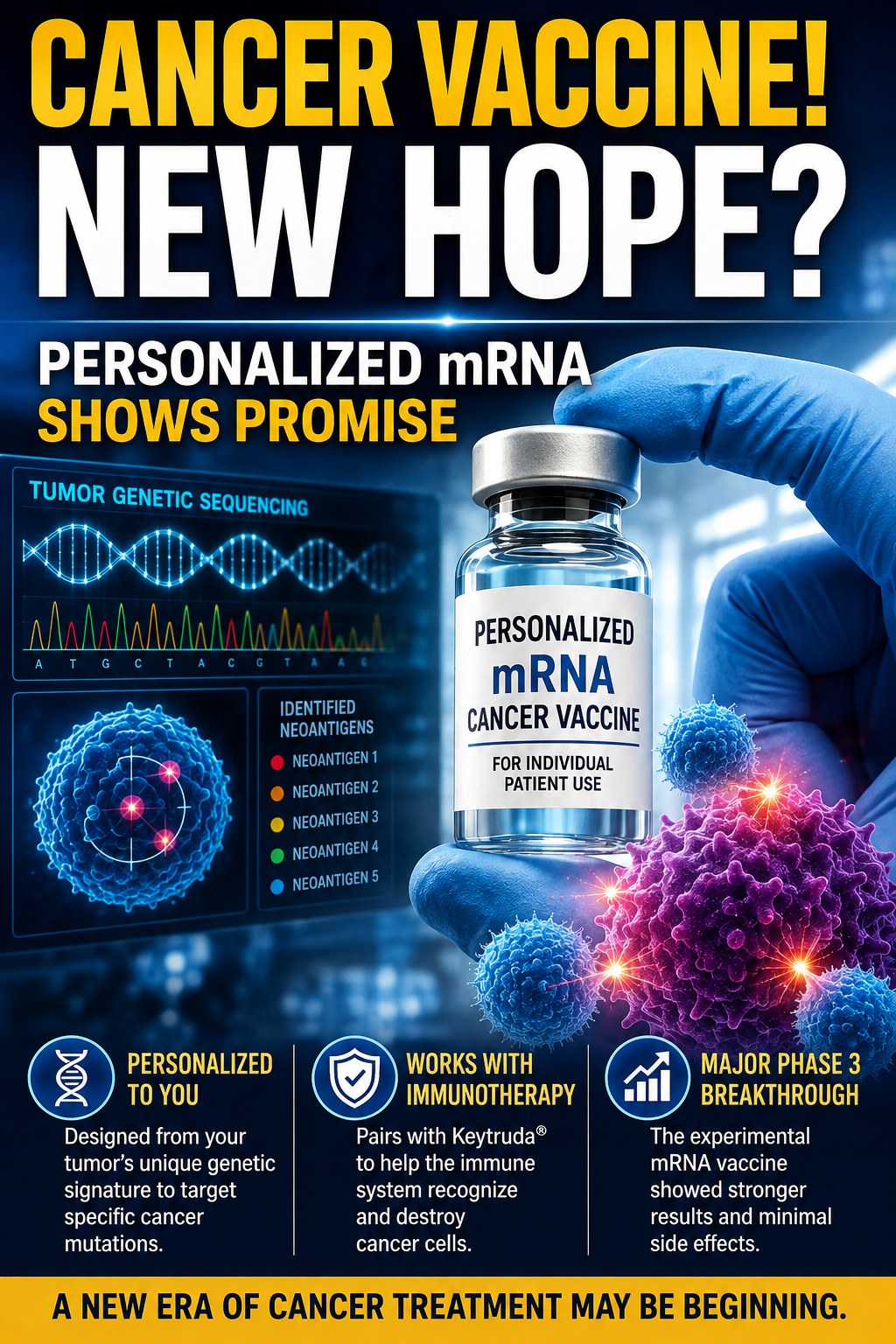 mRNA Cancer Vaccines Finally Cracked Phase 3—Now Comes the Hard Part