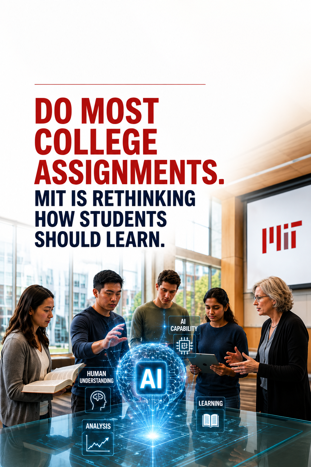 AI Can Now Do Most College Assignments. MIT Is Rethinking How Students Should Learn